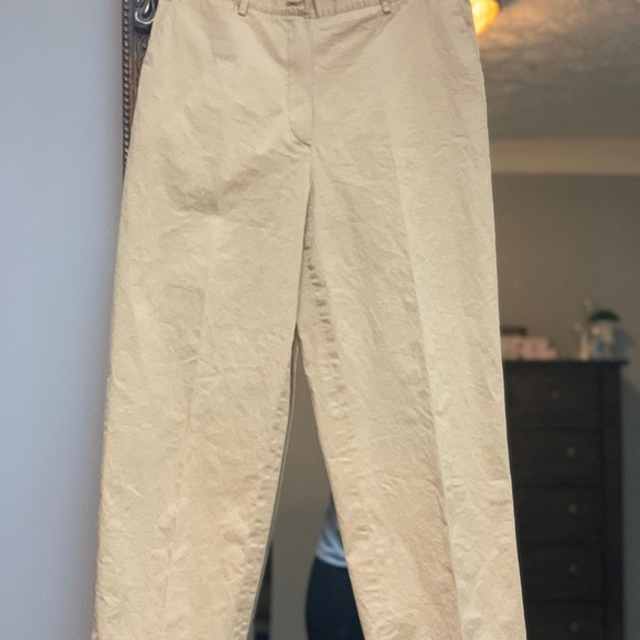 Burberry Golf Womens Khaki chino pants - Picture 4 of 5